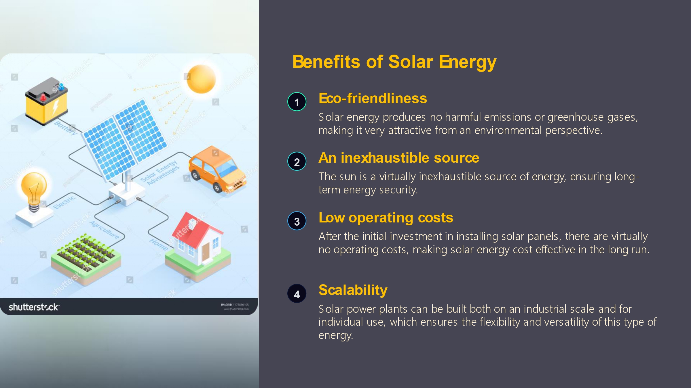 Solar power plant construction project